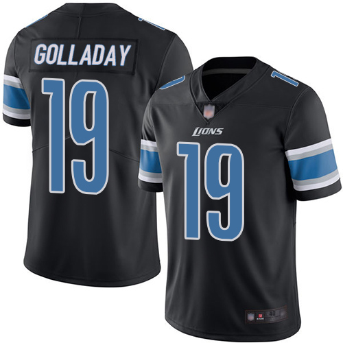 Detroit Lions Limited Black Men Kenny Golladay Jersey NFL Football #19 Rush Vapor Untouchable->detroit lions->NFL Jersey